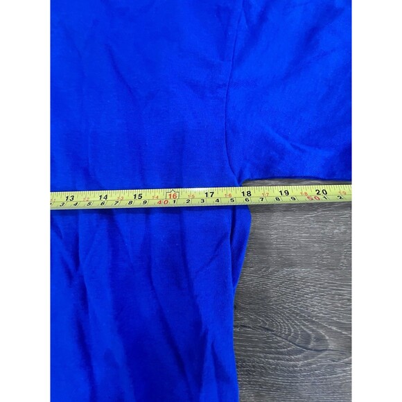 New York Mets MLB Vintage 2007 Stitches Athletic Gear Blue T-Shirt Size XL - Picture 7 of 9